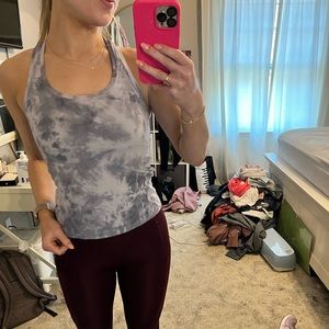 Lululemon diamond dye nulu shorter cool racerback size 6